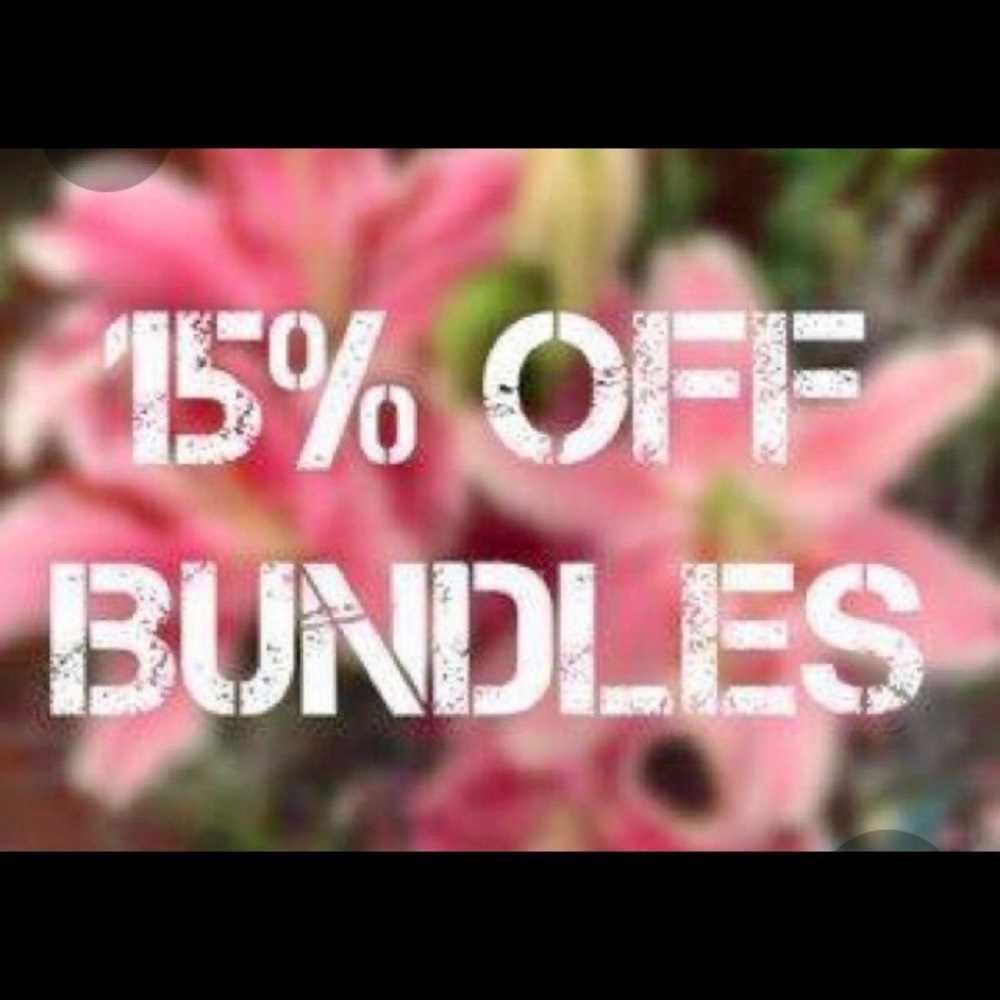 Bundle 3 or more and save 15% off !💕